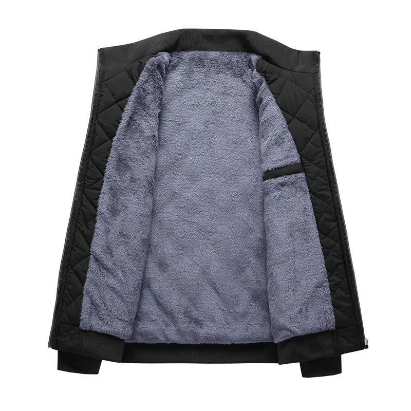 Quilted Winter Bomber Jacket