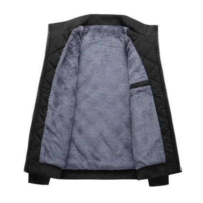 Quilted Winter Bomber Jacket