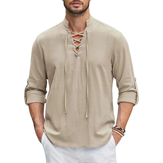 BRUNO | CAMISA RENACENTISTA DE MANGA LARGA