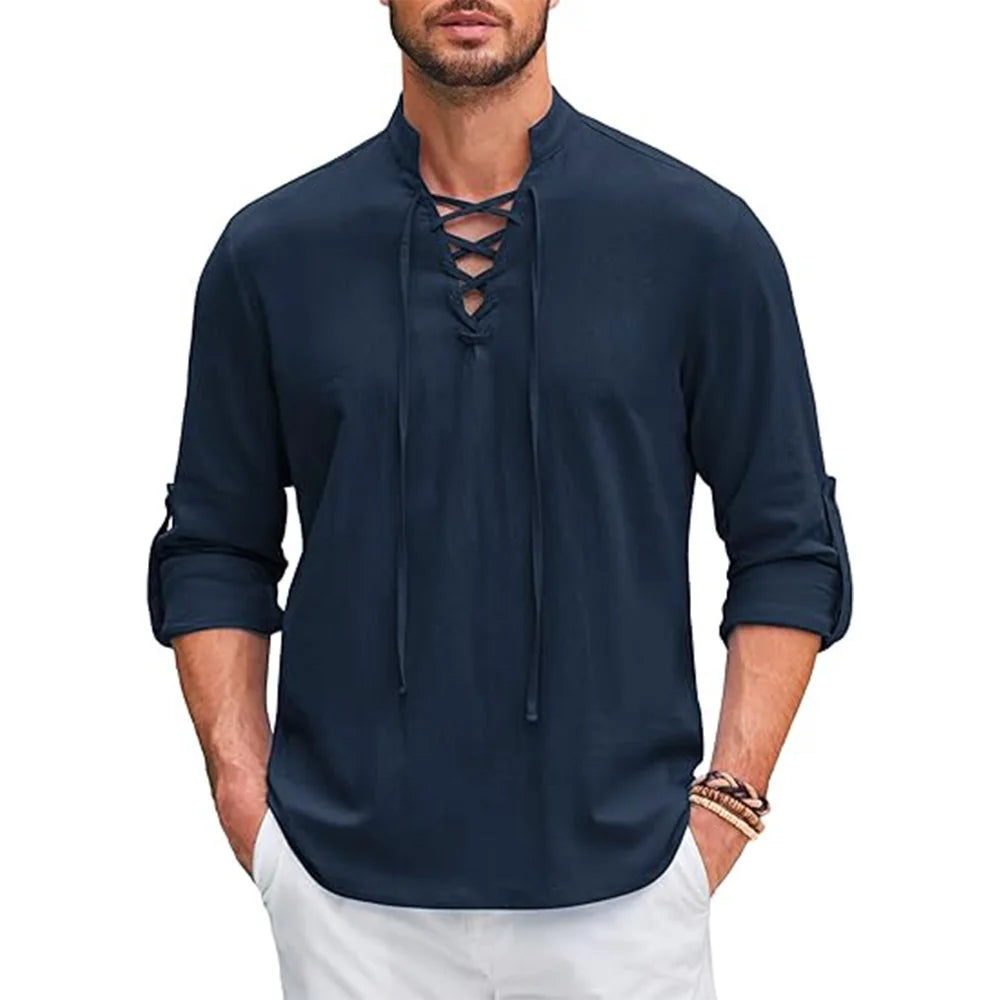 BRUNO | CAMISA RENACENTISTA DE MANGA LARGA