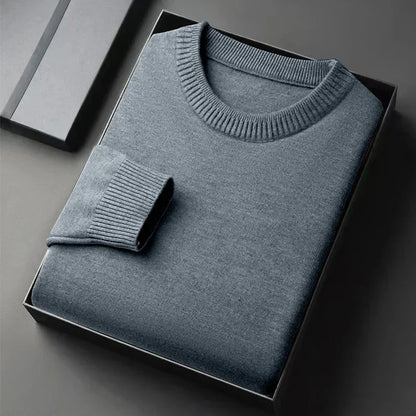 Jersey de Punto con Cuello Redondo