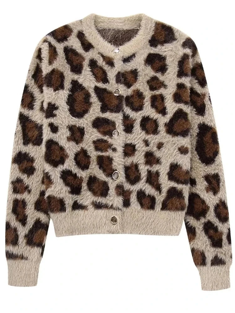 ISABELLA | SUÉTER AFELPADO DE LEOPARDO