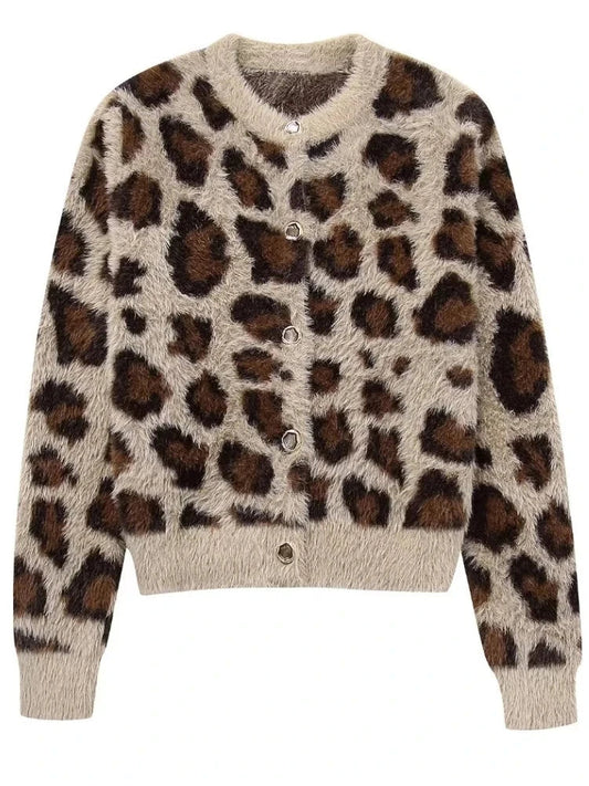 ISABELLA | SUÉTER AFELPADO DE LEOPARDO