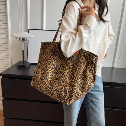 MÓNICA | BOLSO TOTE ESTAMPADO LEOPARDO