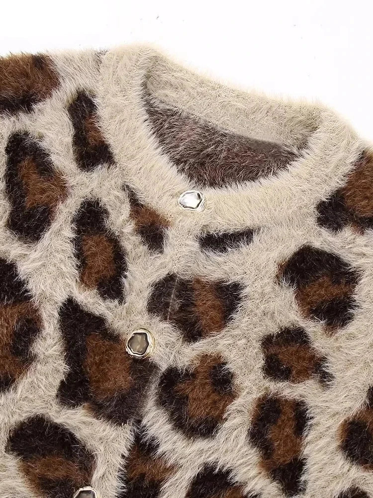 ISABELLA | SUÉTER AFELPADO DE LEOPARDO
