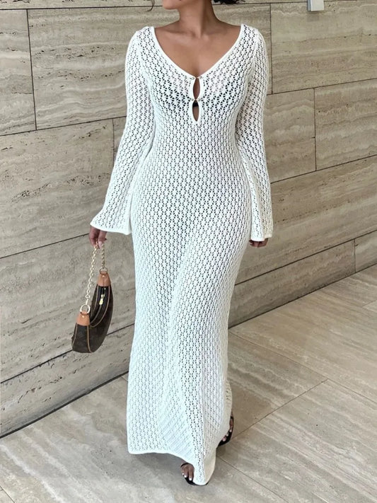 CATI | VESTIDO MAXI DE PUNTO