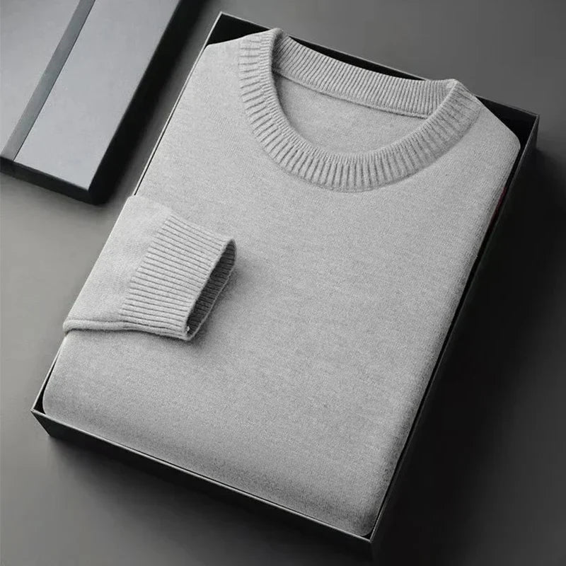 Jersey de Punto con Cuello Redondo