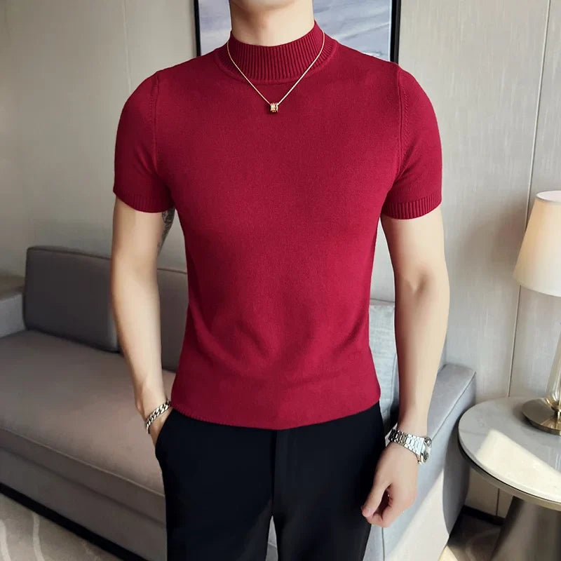 Fitted Turtleneck Sweater