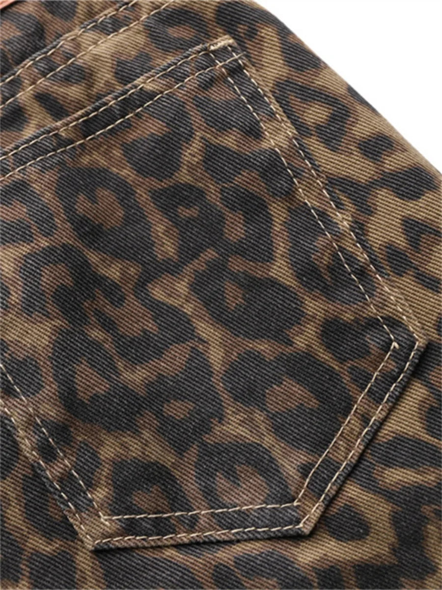 VALENTINA | JEANS ESTAMPADO LEOPARDO