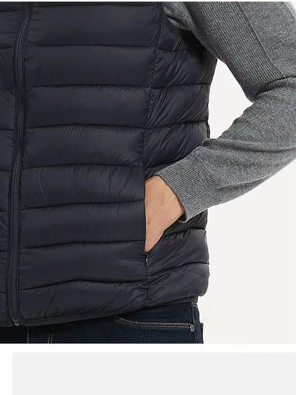 Chaleco Acolchado con Cuello Alto