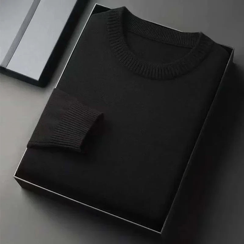 Jersey de Punto con Cuello Redondo