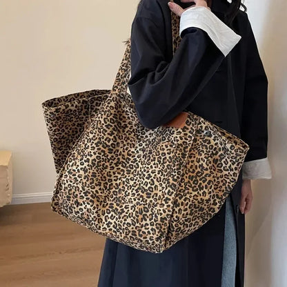 MÓNICA | BOLSO TOTE ESTAMPADO LEOPARDO