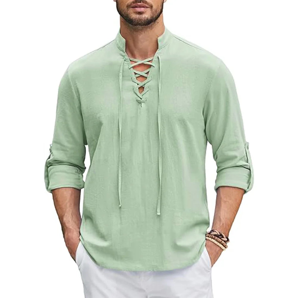 BRUNO | CAMISA RENACENTISTA DE MANGA LARGA