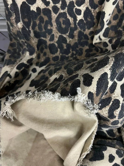 DANIELA | JEANS PALAZZO LEOPARDO DESGASTADOS