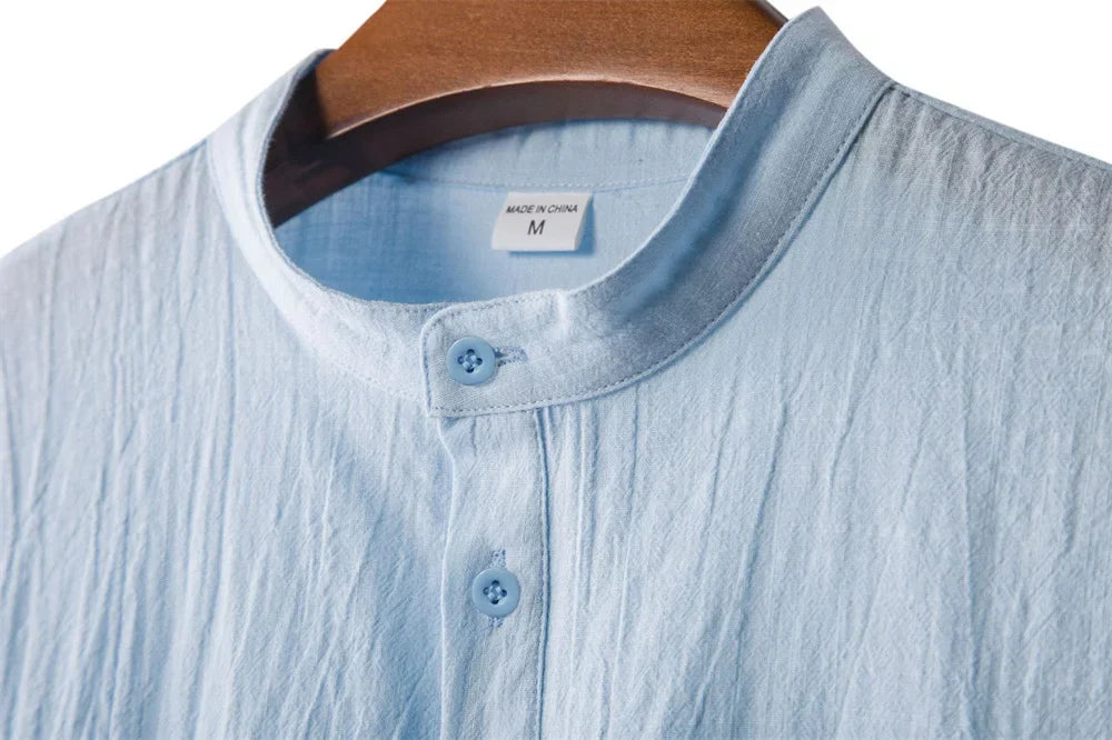 KEVIN | CAMISA HENLEY DE LINO