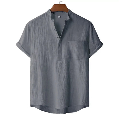 KEVIN | CAMISA HENLEY DE LINO