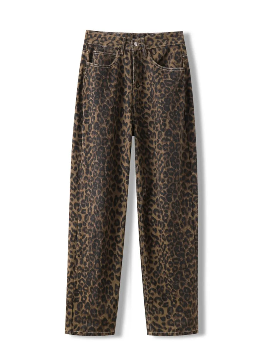 VALENTINA | JEANS ESTAMPADO LEOPARDO