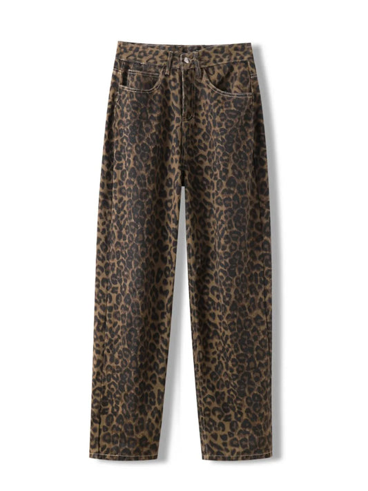 VALENTINA | JEANS ESTAMPADO LEOPARDO