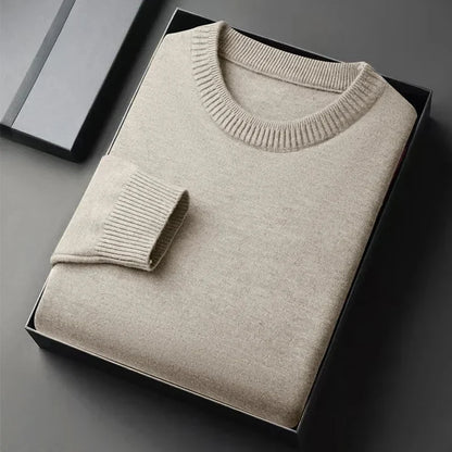 Jersey de Punto con Cuello Redondo