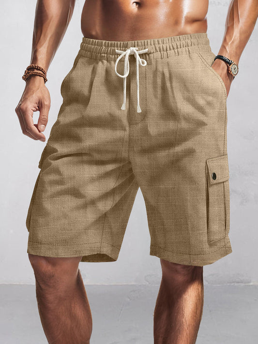 Lucas | Pantalones Cargo Cortos de Algodón Esencial