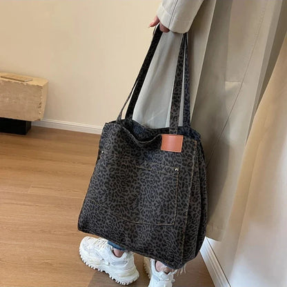 MÓNICA | BOLSO TOTE ESTAMPADO LEOPARDO