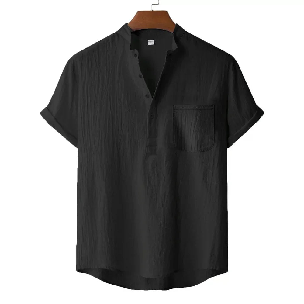KEVIN | CAMISA HENLEY DE LINO