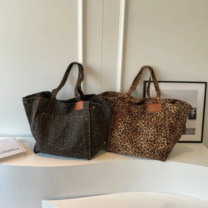 MÓNICA | BOLSO TOTE ESTAMPADO LEOPARDO