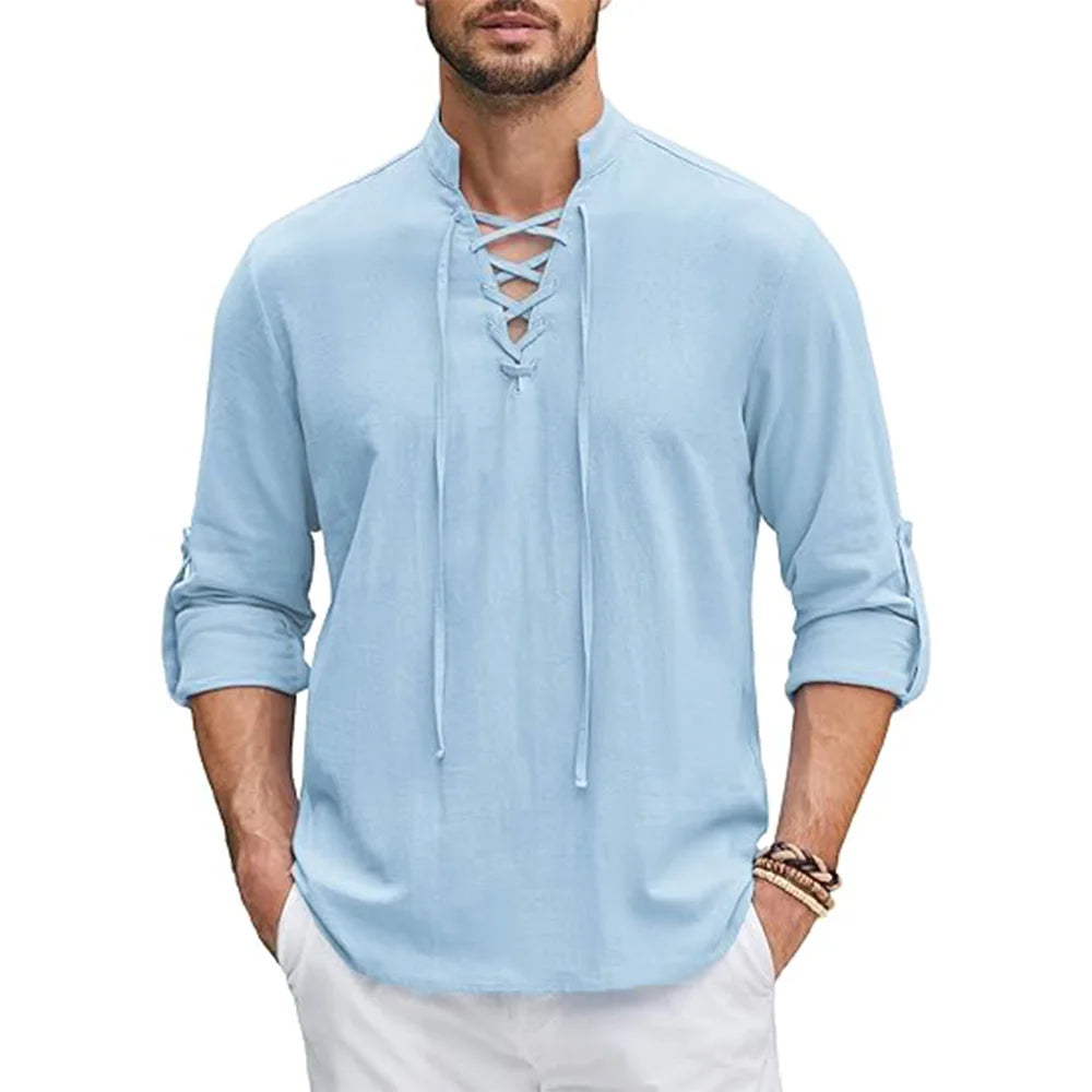BRUNO | CAMISA RENACENTISTA DE MANGA LARGA