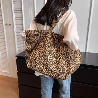 MÓNICA | BOLSO TOTE ESTAMPADO LEOPARDO