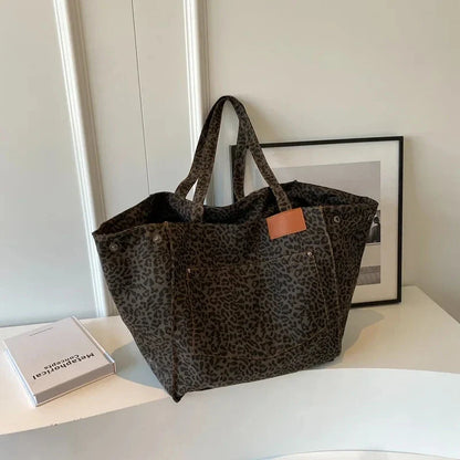 MÓNICA | BOLSO TOTE ESTAMPADO LEOPARDO