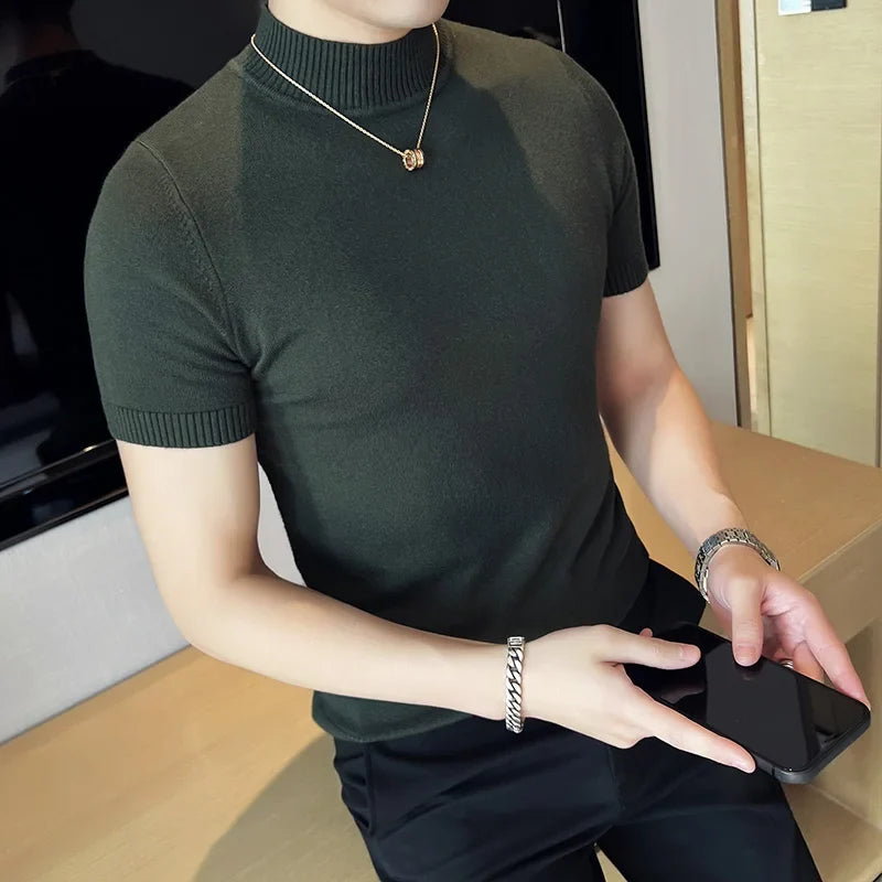 Fitted Turtleneck Sweater