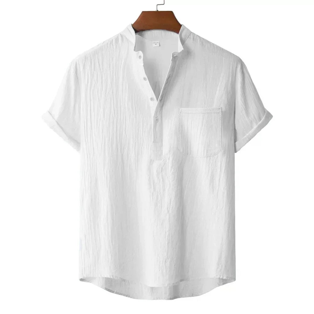 KEVIN | CAMISA HENLEY DE LINO