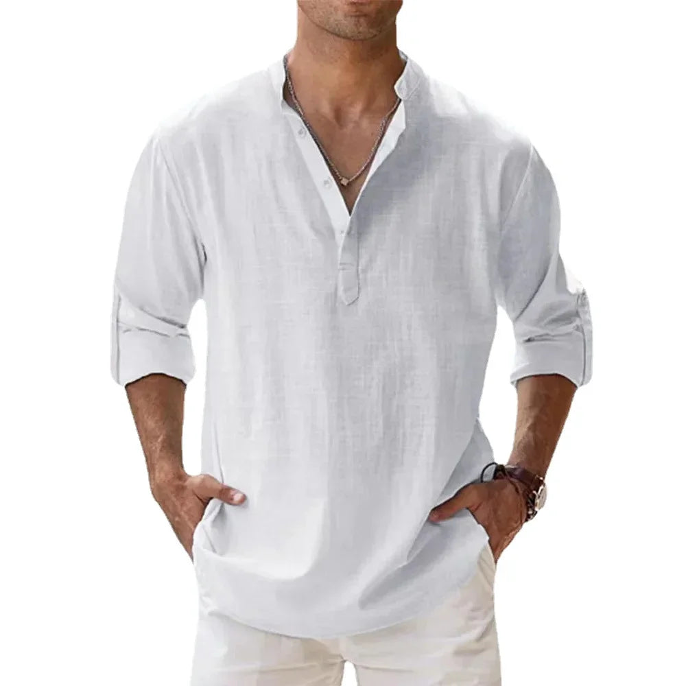 ADRIÁN | CAMISA HENLEY DE MANGA LARGA