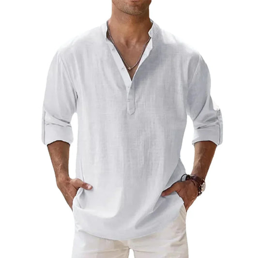 ADRIÁN | CAMISA HENLEY DE MANGA LARGA