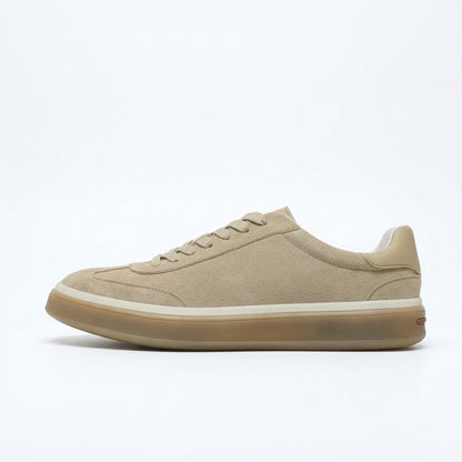 Sneakers casual in camoscio