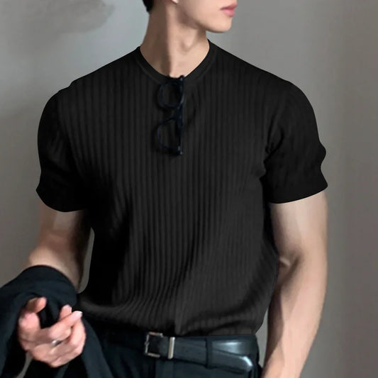 Camiseta con Caída Manga Corta