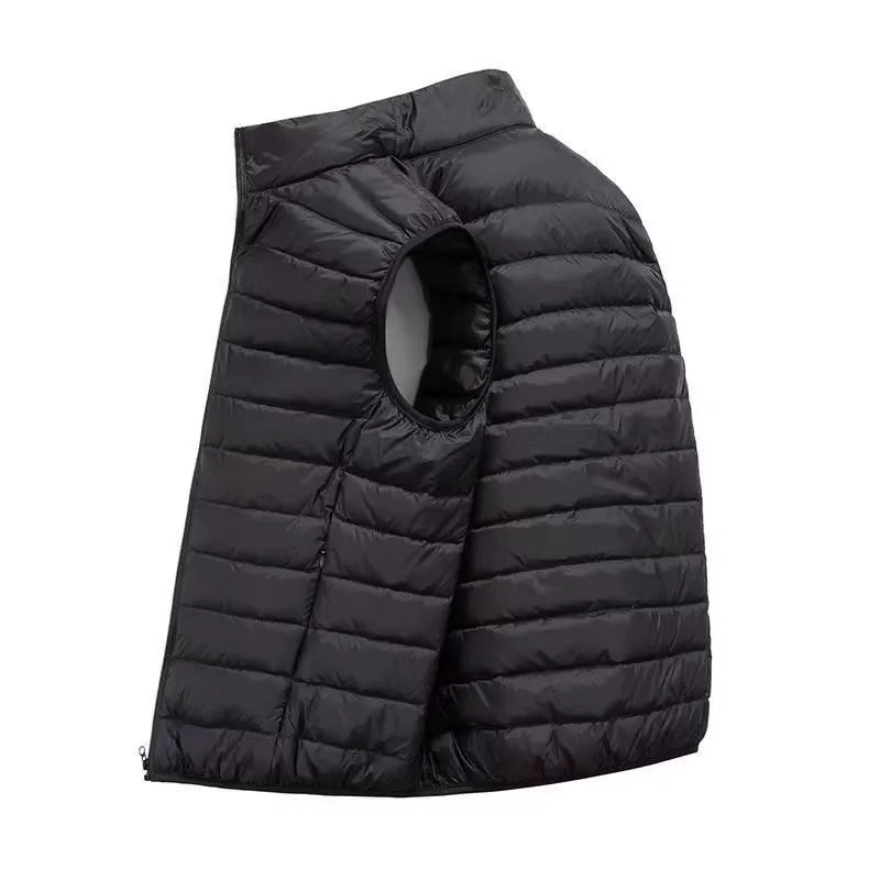 Chaleco Acolchado con Cuello Alto