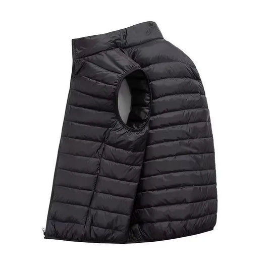 Chaleco Acolchado con Cuello Alto
