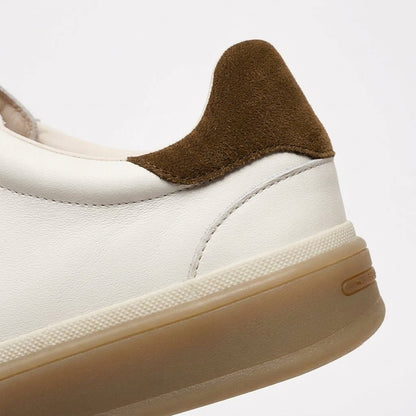 Sneakers casual in camoscio