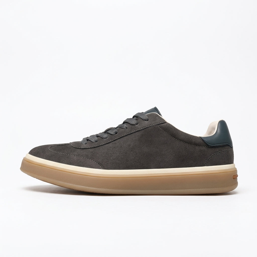 Sneakers casual in camoscio