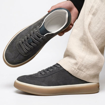 Sneakers casual in camoscio