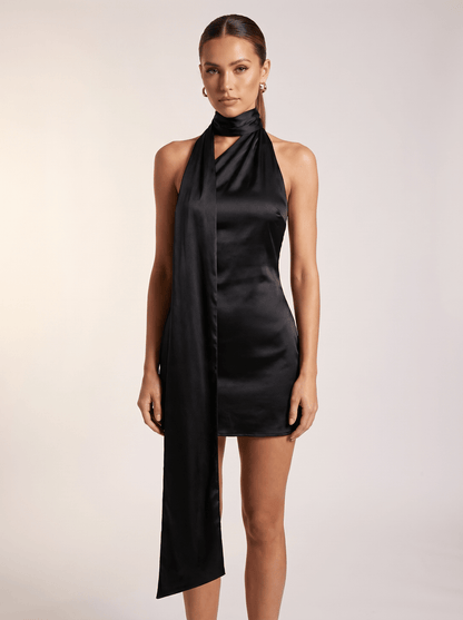 VALERIA | VESTIDO MINI SATINADO