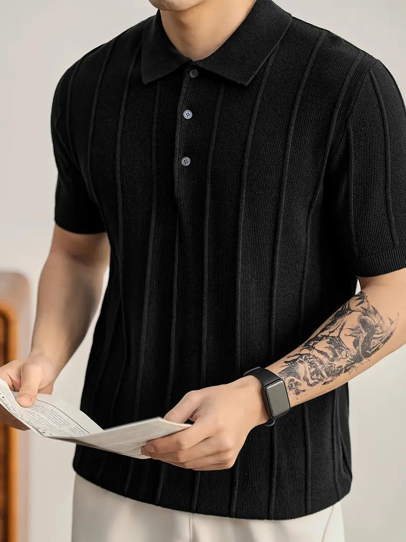 LEO | POLO DE PUNTO TEXTURIZADO