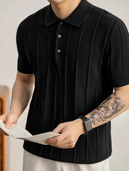 LEO | POLO DE PUNTO TEXTURIZADO
