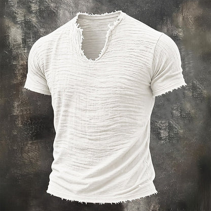 Abdel | Camiseta Vintage con Cuello en V