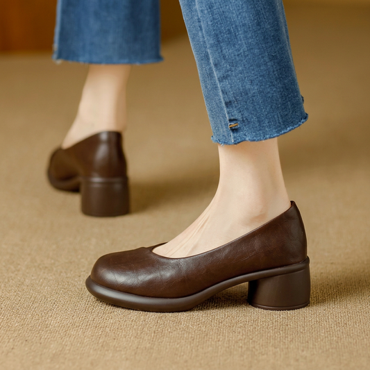 Cristina | Tacones de Bloque Premium