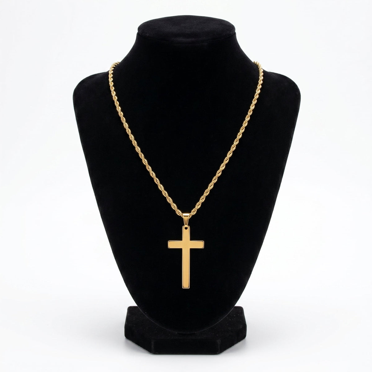 Collana Croce in Acciaio
