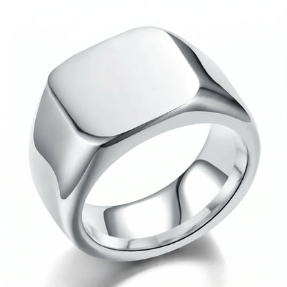 Anillo de Sello de Acero