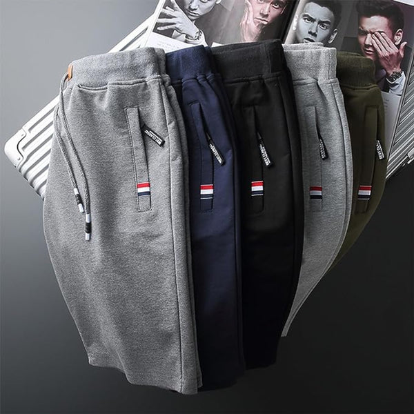 Lucas | Pantalones Cortos de Algodón con Bolsillos con Cremallera