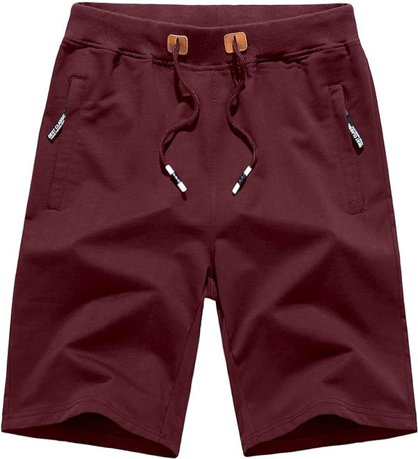 Lucas | Pantalones Cortos de Algodón con Bolsillos con Cremallera